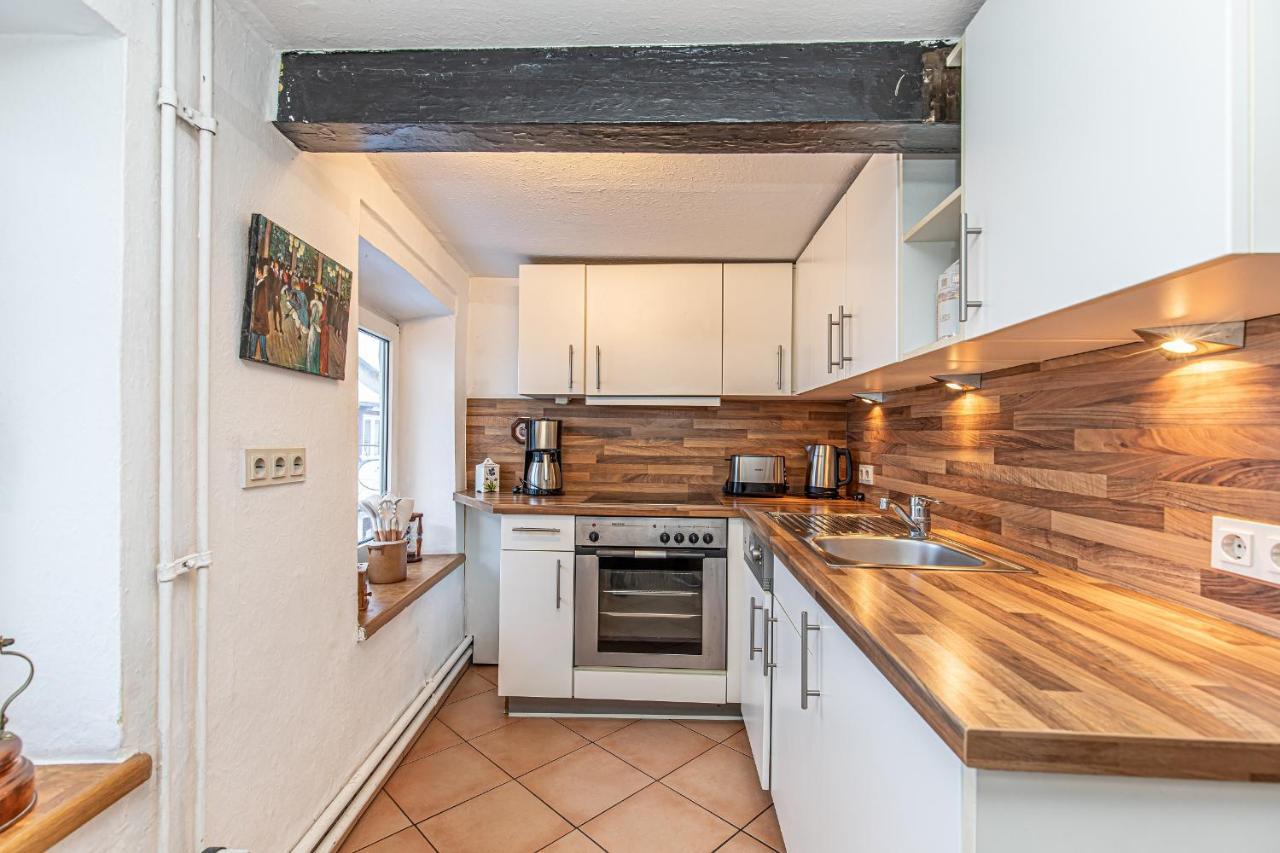 Fewo1846 - Lille Petuhtante II - Elegante Vintage-Wohnung Mit 2 Schlafzimmern Flensburg Exterior foto